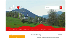 Desktop Screenshot of malenovice.eu